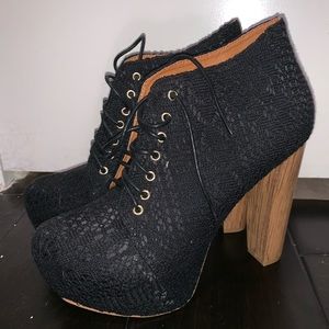 Un-used “Beauty Heel” block heels